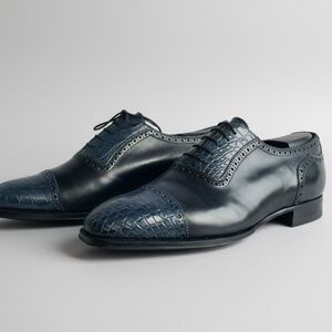 Maison Koly X Enzo Bonafe Croxford Presidential Alligator oxfords